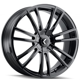 20" Kraze Wheels 183 Spectra Gloss Black Rims