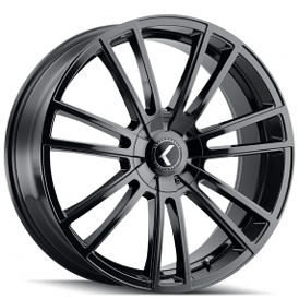 18" Kraze Wheels 183 Spectra Gloss Black Rims