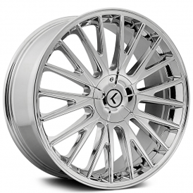 20" Kraze Wheels 185 Double Down Chrome Rims
