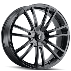 20" Kraze Wheels KR183 Spectra Gloss Black Rims