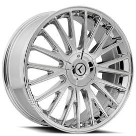 20" Kraze Wheels KR185 Double Down Chrome Rims