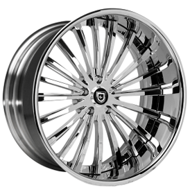 24" Lexani Forged Wheels LF-722 Chrome Rims