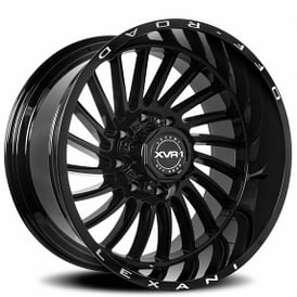 22" XVR-1 Off-Road Wheels Uno Gloss Black Rims