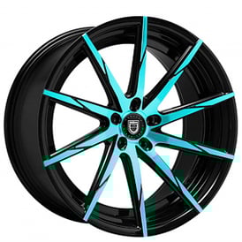 20" Staggered Lexani Wheels CSS-15 Custom Finish Rims 