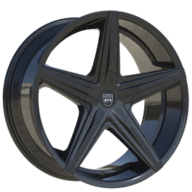 18" Lexani Wheels Spectra Gloss Black Rims 