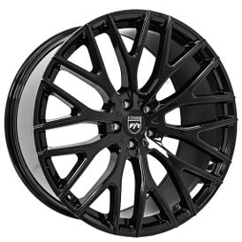 22" Lexani Wheels Valor Gloss Black Rims 