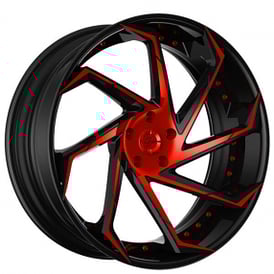 20" Staggered Lexani Forged Wheels LF-Sport LZ-117 Custom Finish Forged Rims 