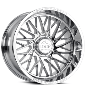 22" Lock Off-Road Wheels X-Treme Bandit Chrome Rims