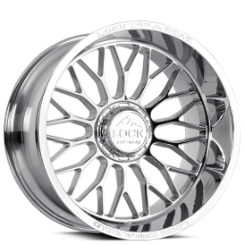 22" Lock Off-Road Wheels X-Treme Rampage Chrome Rims