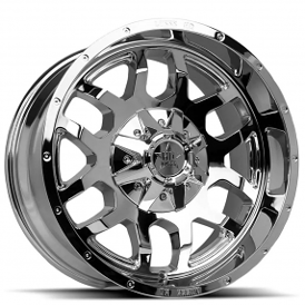 20" Luxxx HD Wheels LHD13 Chrome Off-Road Rims