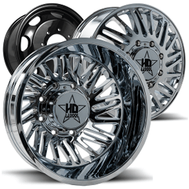 20" Luxxx HD Wheels LHD19 Dually Chrome Off-Road Rims