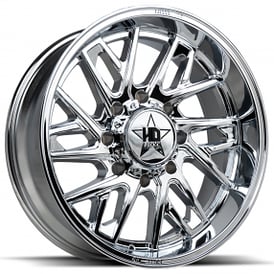 24" Luxxx HD Wheels LHD29 Chrome Off-Road Rims