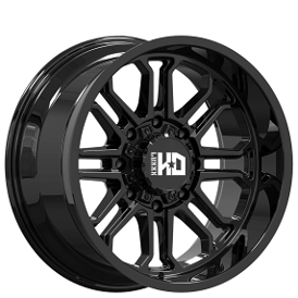 20" Luxxx HD Wheels LHD35 Gloss Black Off-Road Rims