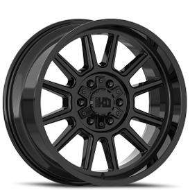 20" Luxxx HD Wheels LHD37 Gloss Black Off-Road Rims