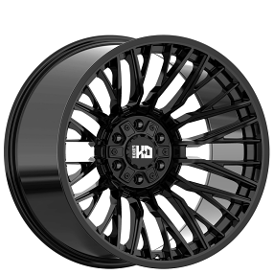 20" Luxxx HD Wheels LHD44 Gloss Black Off-Road Rims