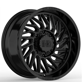 20" Luxxx HD Wheels LHD46 Gloss Black Off-Road Rims