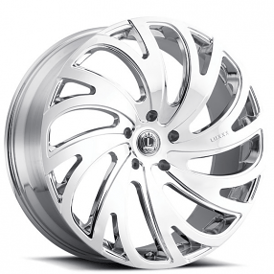 20" Luxxx Alloys Wheels Lux23 Chrome Rims