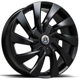 18" Luxxx Alloys Wheels Lux30 Satin Black Rims