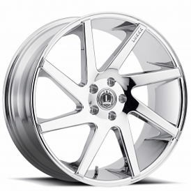 20" Luxxx Alloys Wheels Lux8 Chrome Rims