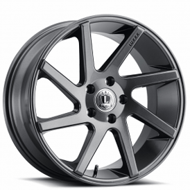 18" Luxxx Alloys Wheels Lux8 Lava Grey Rims