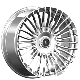 22" Luxxx Alloys Wheels Lux49 Chrome Rims