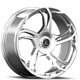 18" Luxxx Alloys Wheels Lux52 Chrome Rims
