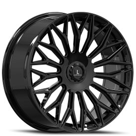 18" Luxxx Alloys Wheels Lux53 Gloss Black Rims