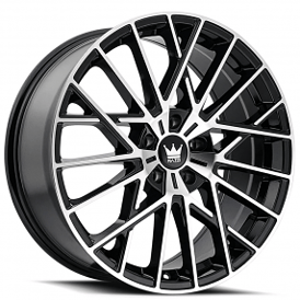18" Mazzi Wheels Jinx 378 Black Machined Rims