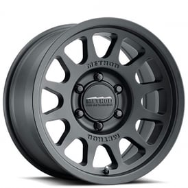17" Method Wheels 703 Matte Black Off-Road Rims