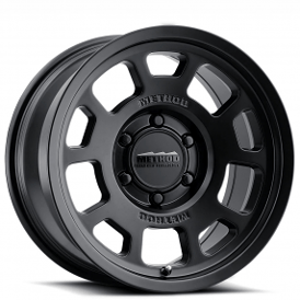 17" Method Wheels 705 Matte Black Off-Road Rims