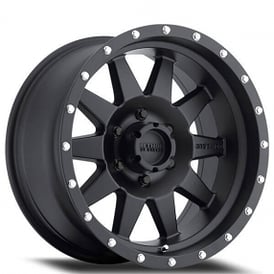 17" Method Wheels 301 The Standard Matte Black Off-Road Rims 
