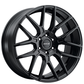 22" MKW Wheels M142 Gloss Black Rims