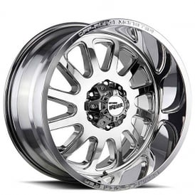 20" Off Road Monster Wheels M17 Chrome Rims 