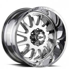 17" Off Road Monster Wheels M17 Chrome Rims 