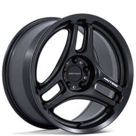 18" Staggered Motegi Racing Wheels MR161 Kojin Matte Black Flow Formed Rims