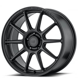 18" Motegi Racing Wheels MR140 SS10 Satin Black Flow Formed Rims