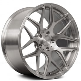 20" Staggered MRR Wheels FS01 Brushed Tint Flow Formed Rims