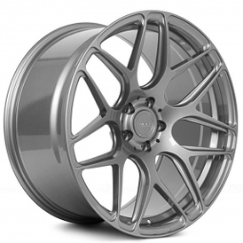 21" Staggered MRR Wheels FS01 Gunmetal Flow Formed Rims