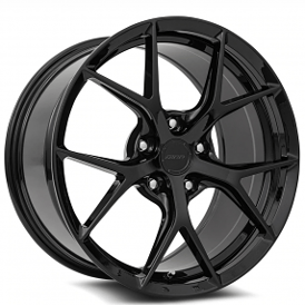 21" MRR Wheels FS06 Black Flow Formed Rims