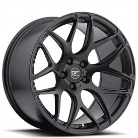 19" Staggered MRR Wheels GF9 Matte Black Rims 