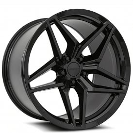 19" MRR Wheels M755 Gloss Black Corvette Rims