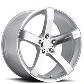 18" MRR Wheels VP5 Silver with Machined Face Rims 