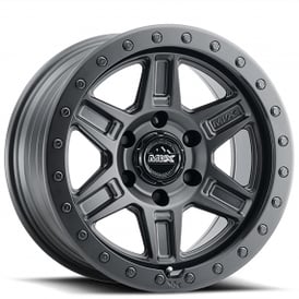 20" MVX Off-Road Wheels VX61 Stealth Black Rims