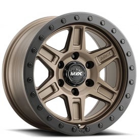16" MVX Off-Road Wheels VX61 Terra Bronze Rims