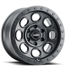 17" MVX Off-Road Wheels VX80 Stealth Black Rims