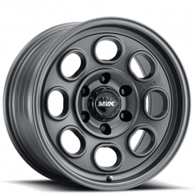 17" MVX Off-Road Wheels VX81 Graphite Rims