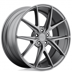 20" Staggered Niche Wheels M116 Misano Anthracite Rims