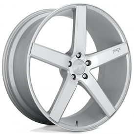 20" Niche Wheels M135 Milan Silver Machined Rims 