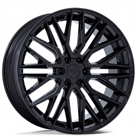 22" Niche Wheels M224 Gamma 6 Gloss Black Rims