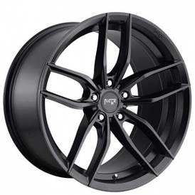 20/22" Staggered Niche Wheels M203 Vosso Matte Black Polaris Slingshot / 3-Wheeler Rims